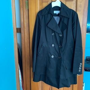 Calvin Klein Black Pea Coat